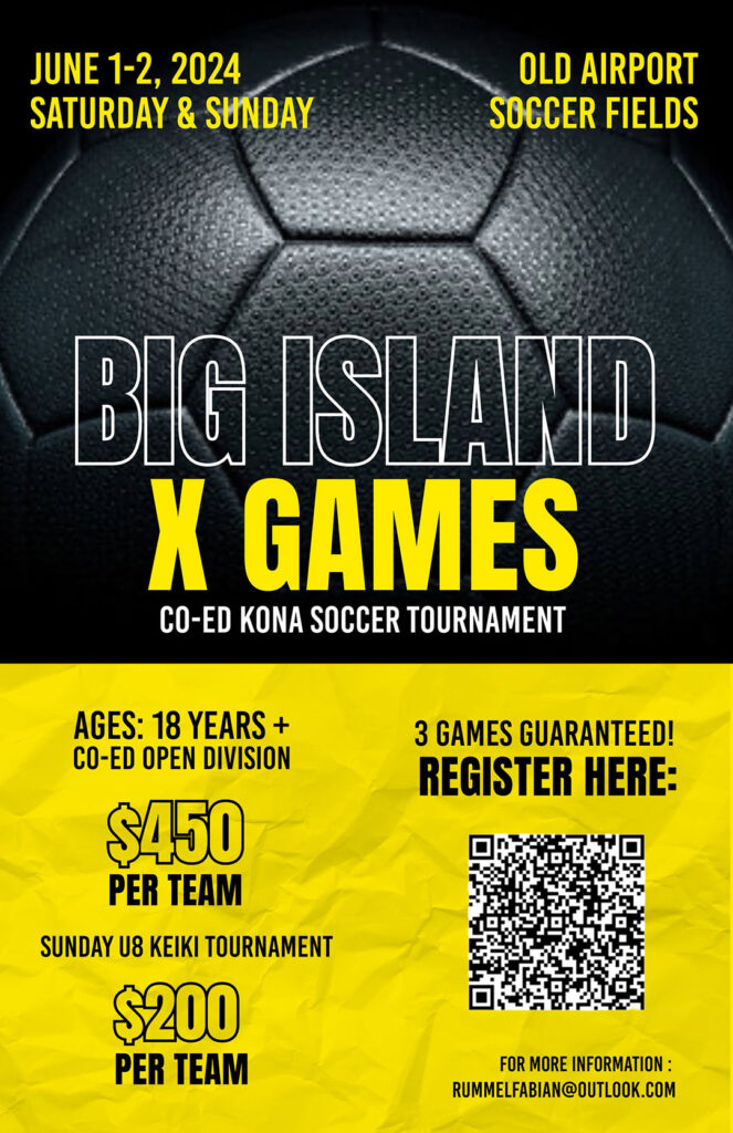 Big Island X Games Co-Ed Kona Soccer Tournament